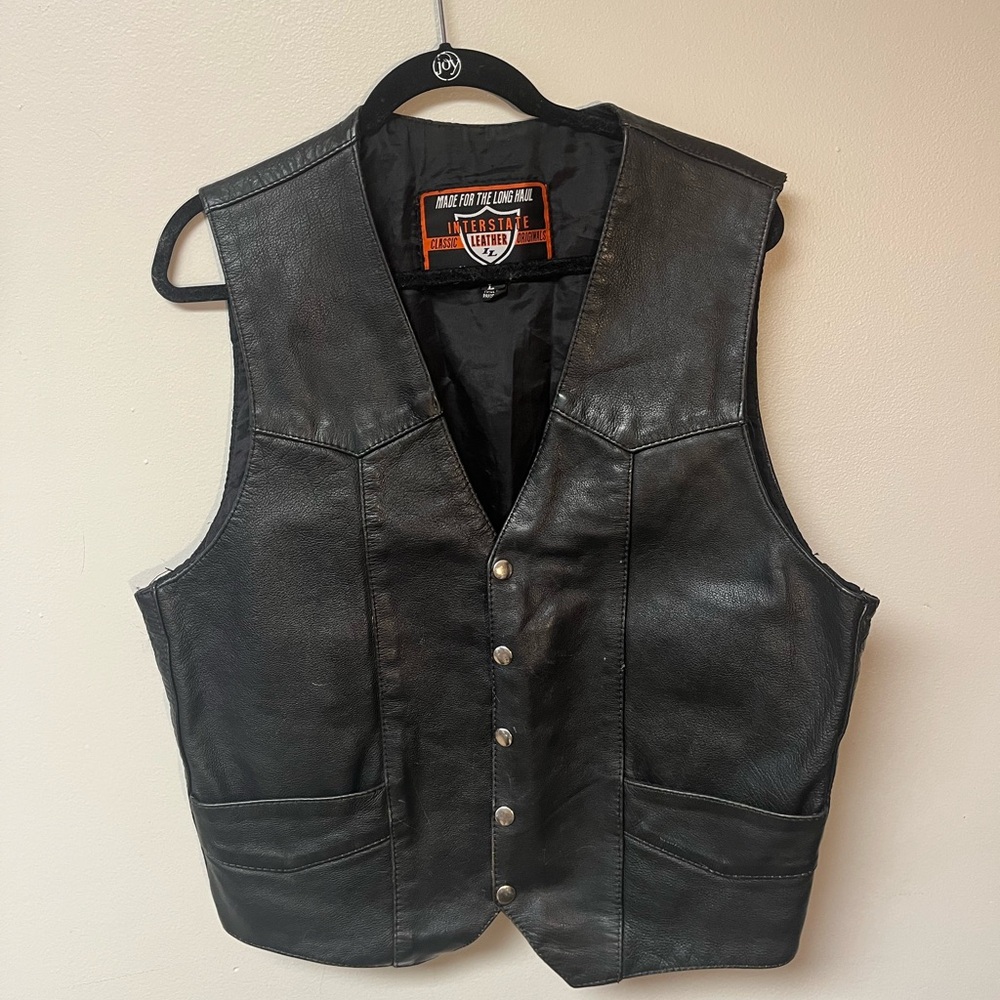 Interstate Leather Vintage Vest